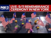 Live: 9/11 remembrance ceremony in New York City