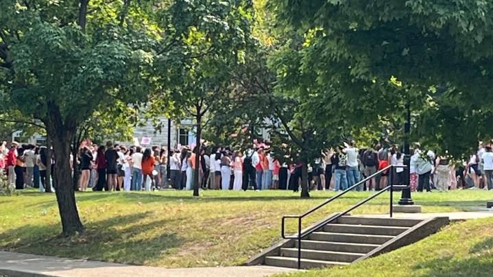 Louisville high schools students walk out, demand action after Minneapolis mass shooting