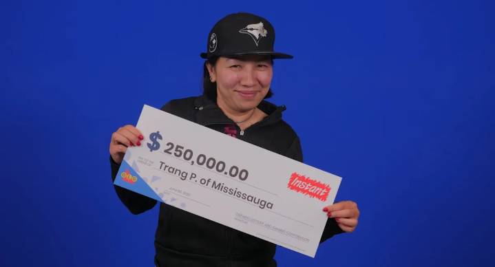 Ontario mother wins lottery twice in one year after striking $60M jackpot with coworkers, $250K solo