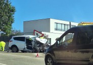 Fallece un vecino de Los Corrales de 79 años tras salirse de la vía y chocar contra una edificación en Suances