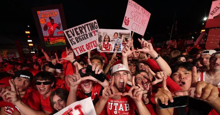 The sights and sounds as ‘Big Noon Kickoff’ made its way to Salt Lake City