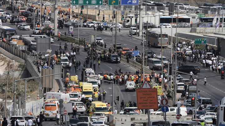 Deadly shooting attack at Jerusalem bus stop : NPR