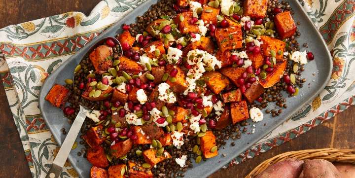 Lentil and Sweet Potato Salad