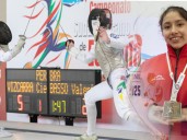 Perú logra primera medalla de oro en el Sudamericano de esgrima en la Videna IPD