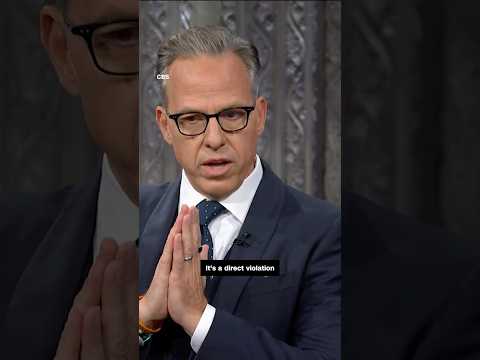 Jake Tapper tells Colbert removal of Kimmel ‘direct’ violation of First Amendment