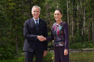 México y Canadá afinan agenda para visita de Carney a Sheinbaum
