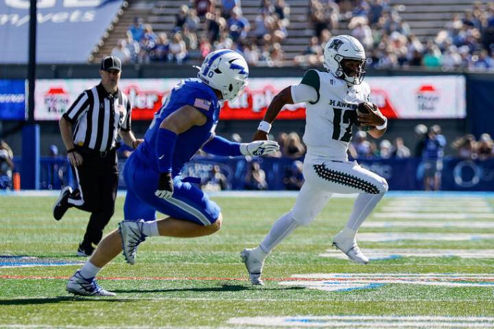 Warriors, Alejado upset Air Force, 44-35, in Colorado Springs