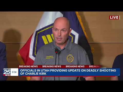 HAPPENING NOW: Officials in Utah providing update on deadly shooting of Charlie Kirk
