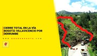 Cierre total en la vía Bogotá-Villavicencio por derrumbe - Noticias de Bogotá y Cundinamarca