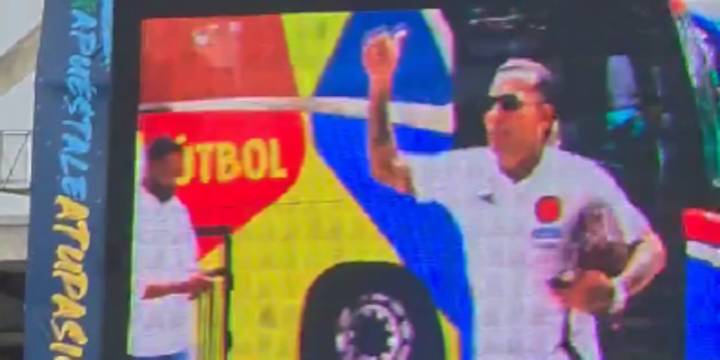 Video: Dayro Moreno se llevó tremendo ovación a su llegada al estadio Metropolitano de Barranquilla
