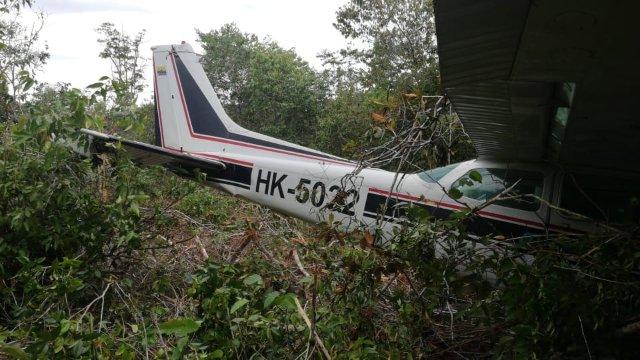 Avioneta se accidentó en Mitú, Vaupes