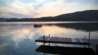 Squam Lake was called 'captivating' with 'fiery colors' in the fall