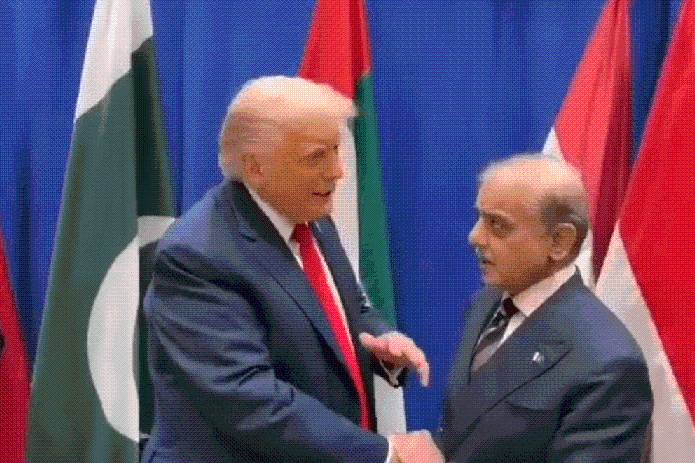 Pak PM Sharif, Field Marshal Munir meet Trump at White House