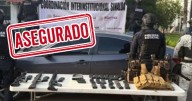 Vehículo robado con arsenal de guerra: autoridades interceptan Honda Civic cargado con armas largas y equipo táctico en Culiacán