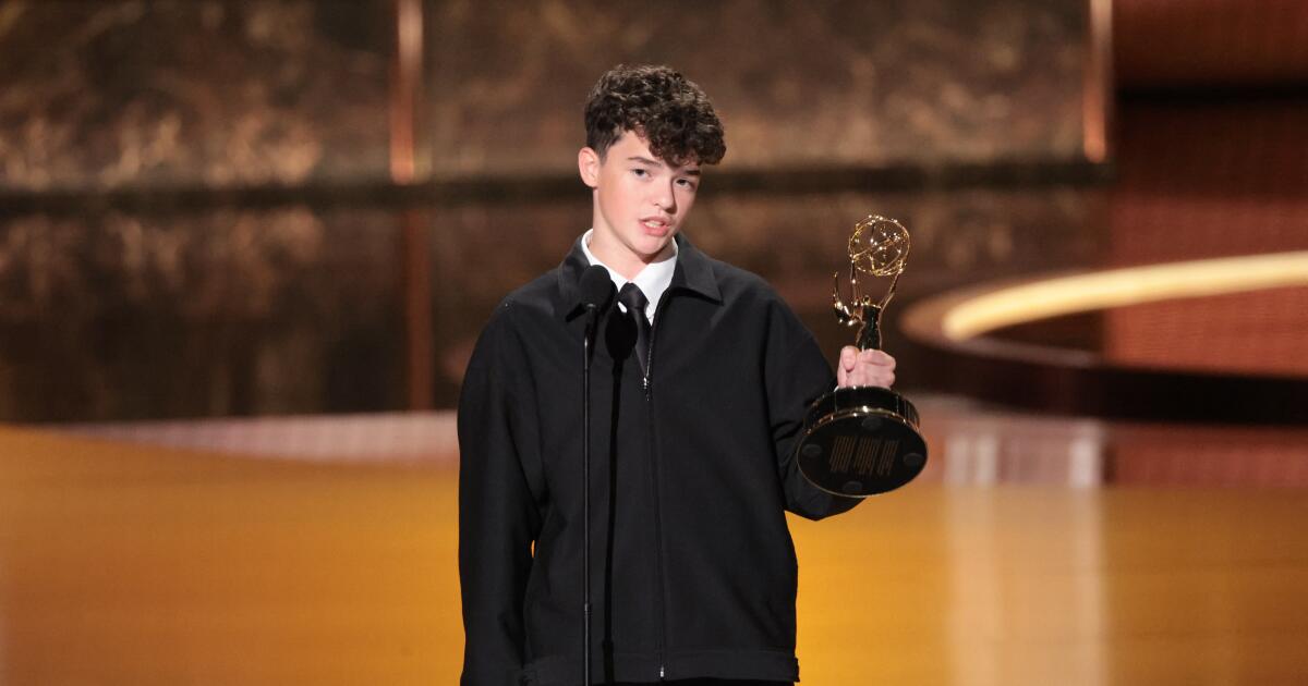 Owen Cooper is youngest to win Emmy for supporting actor in limited series