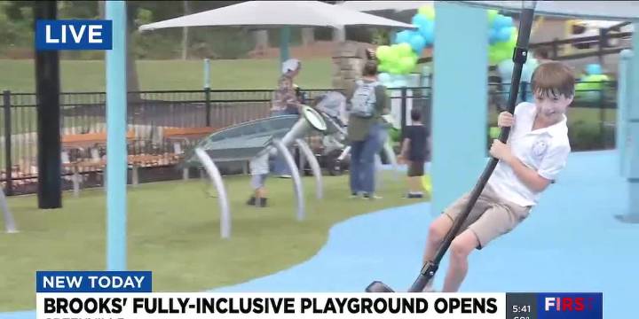 Brooks' fully-inclusive playground opens in Greenville