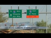 Lengthy road closure in Tucson expected to start Monday