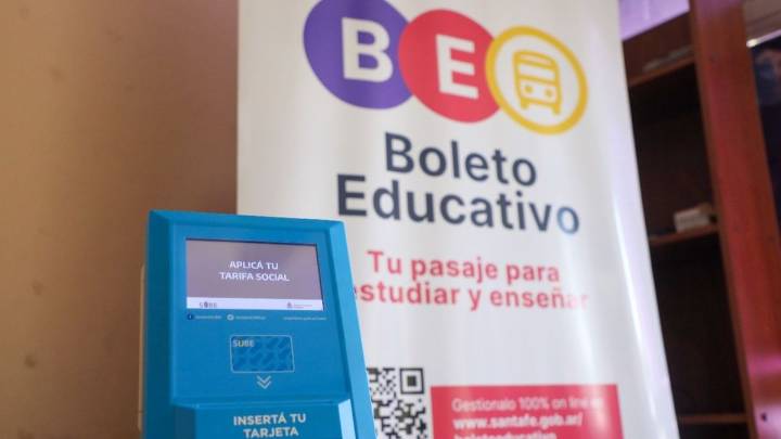 El boleto educativo sigue activo en Rosario: ¿qué pasa con la actualización de la Sube?