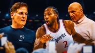 Mark Cuban stands with Clippers’ Steve Ballmer, Kawhi Leonard amidst drama