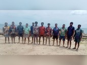 Sri Lankan Navy arrests 12 Karaikal fishermen near Kankesanthurai