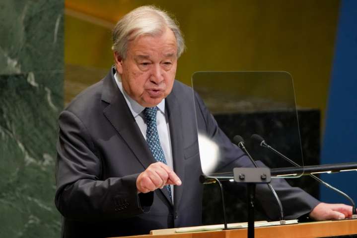 U.N. chief warns world leaders of ‘an age of reckless disruption and relentless human suffering’