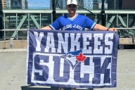 Canadians are being shut out from buying Toronto Blue Jays playoff tickets in New York
