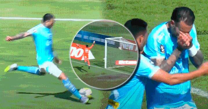 ¿Premio Puskás? Gustavo Dulanto marcó un golazo desde su cancha y rompió en llanto