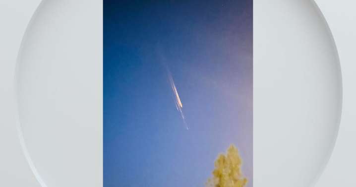 Video shows mysterious fiery streaks across Northern California skies