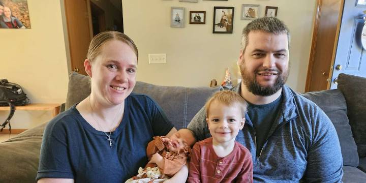 Surprise! Madison mom welcomes baby girl into the world at home with help from her toddler son