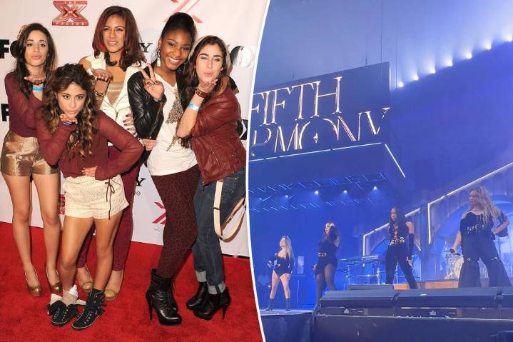 Fifth Harmony reunites for surprise performance at Jonas Brothers concert
