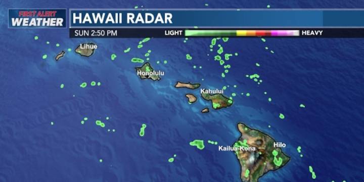 First Alert Forecast: Scattered trade showers for the start of fall