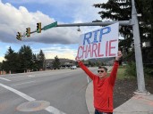 Park City man holds tribute to assassinated conservative activist Charlie Kirk
