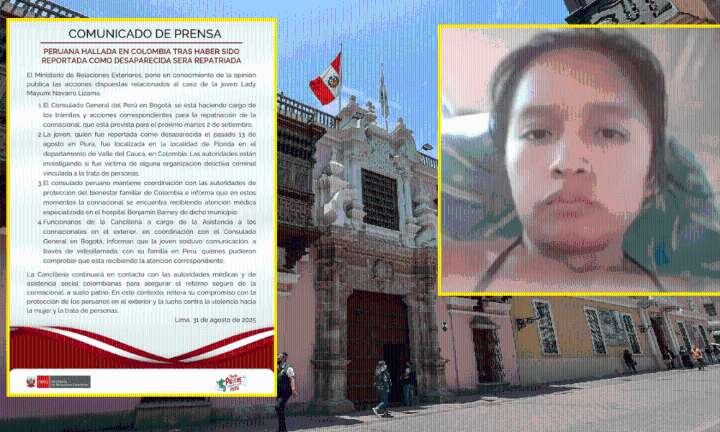 Cancillería asegura repatriación de joven que había sido secuestrada en Colombia