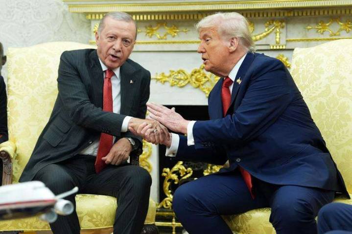 Trump hosts Turkey’s Erdogan as the U.S. considers lifting a ban on F