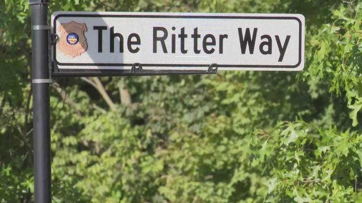 'The Ritter Way': Olmsted Falls honors fallen Cleveland Officer Jamieson Ritter with street named after him