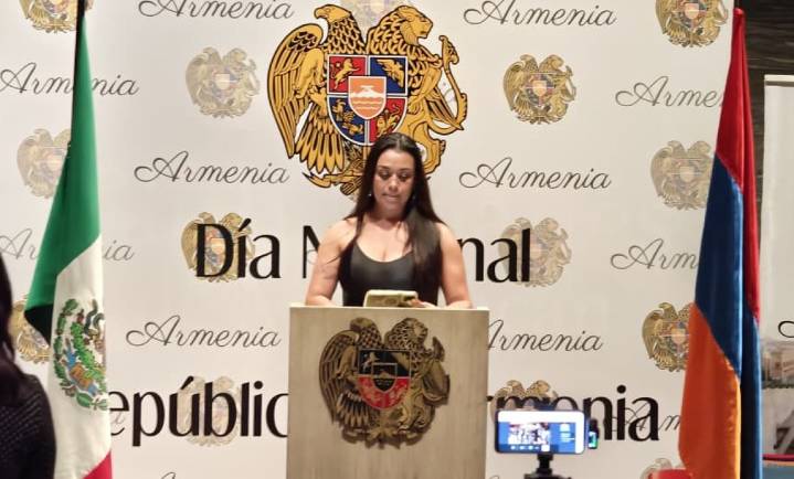 Inaugura Gina Salinas acto por el Día Nacional de Armenia en Michoacán