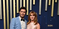 Leighton Meester and Adam Brody Wear Prada at the 2025 Emmys