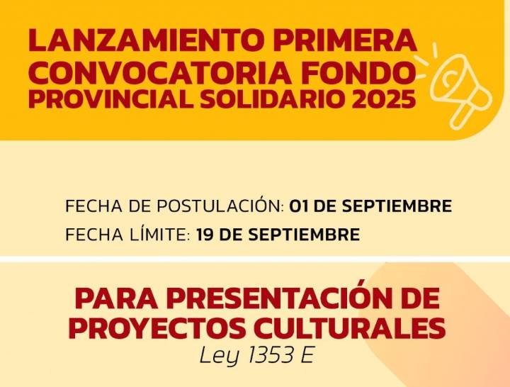 RESISTENCIA:     Anunciaron la primera convocatoria del año para el Fondo Solidario