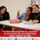 Familias Rionegreras se capacitan en formación técnica para tener mejor calidad de vida