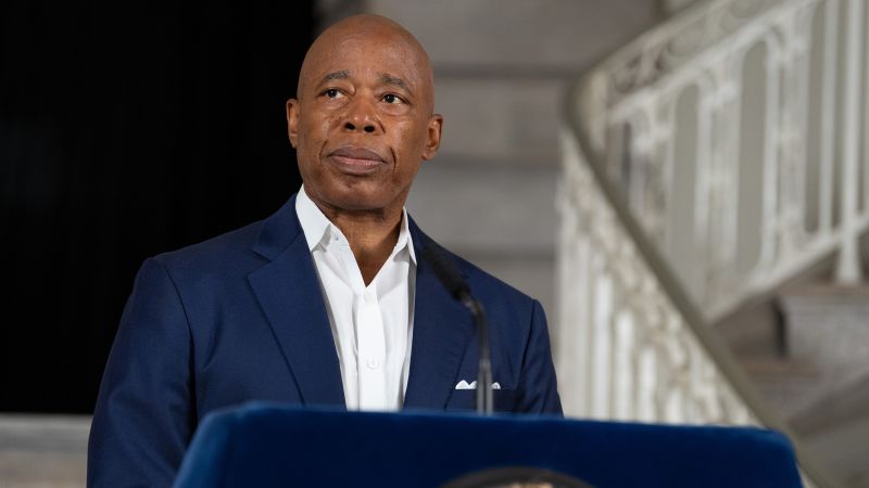 Eric Adams denies he will exit New York City mayoral race as Trump allies weigh field