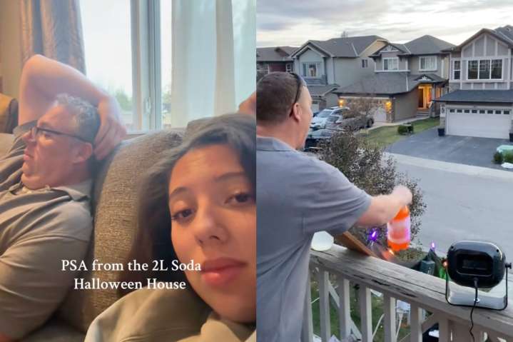 Viral Calgary “2L Soda Dad” not returning for Halloween this year