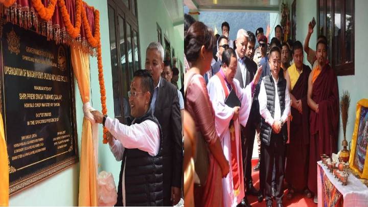 Sikkim CM inaugurates youth hostel-cum-gym and upgraded public ground in Mangan