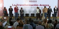 David y Ricardo Monreal evitan saludarse durante evento de Claudia Sheinbaum en Zacatecas