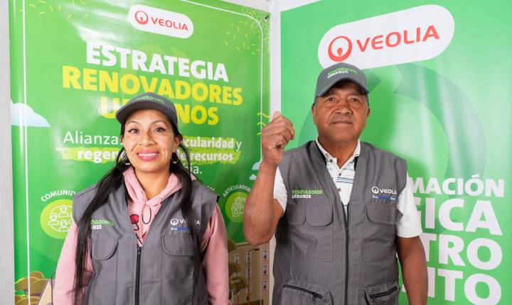 ‘RENOVADORES URBANOS’ ES EL NUEVO PROYECTO DE VEOLIA PARA LOS RECICLADORES DE LA CIUDAD