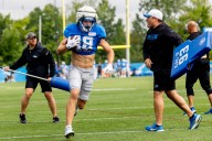 Lions rookie WR returns to practice; RB and LB still missing with injuries