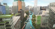 100 miles of floating walkways could be built in Manchester city centre