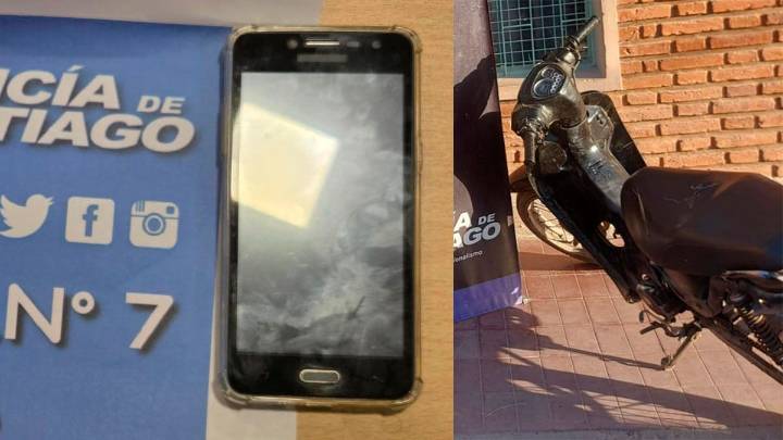 La Policía recuperó una moto robada y un celular en el barrio Independencia