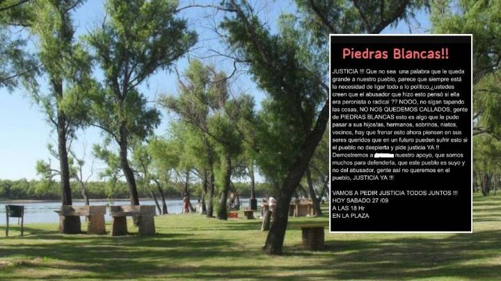 Piedras Blancas: marchan por Justicia para joven abusada