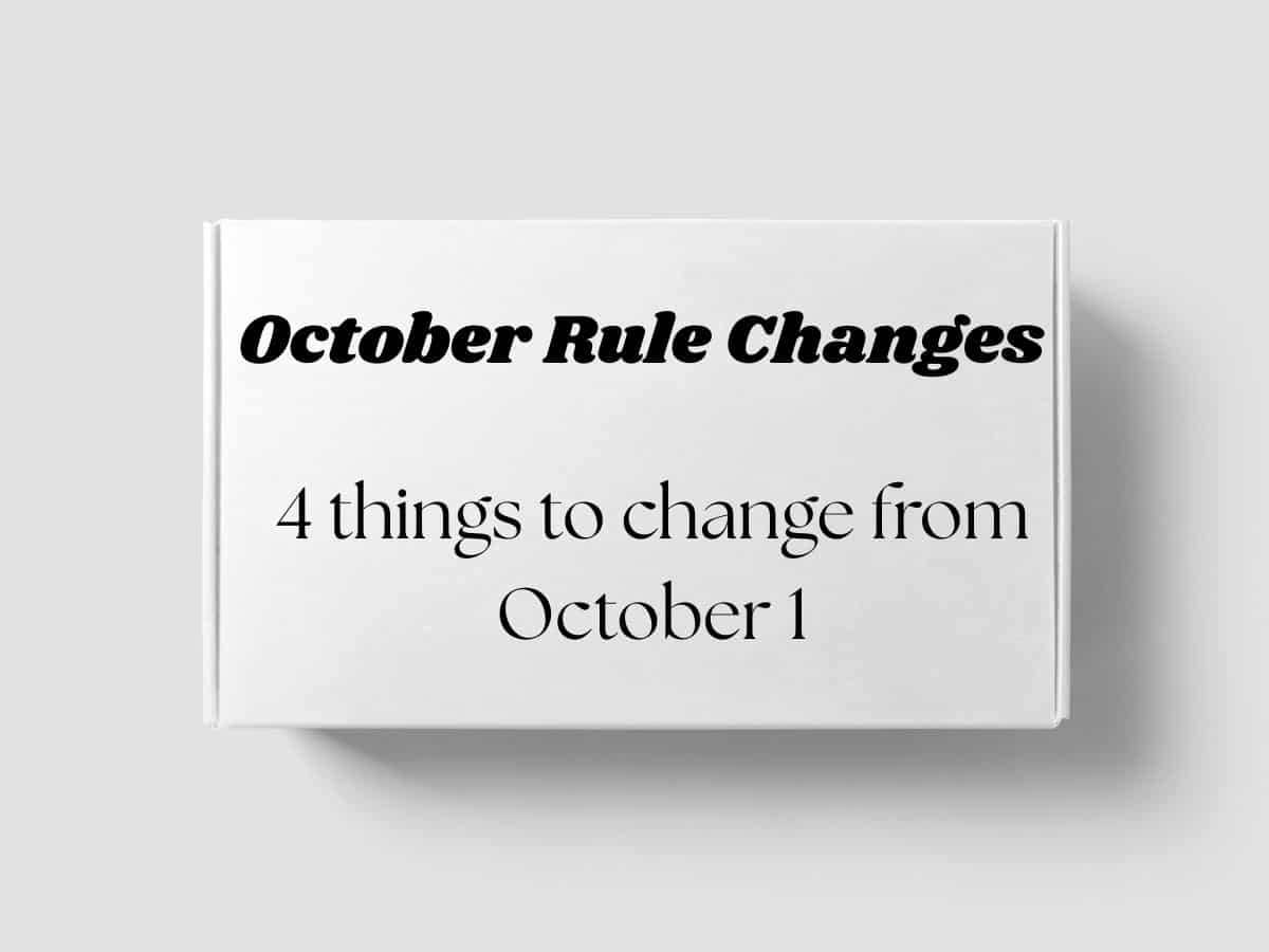 Rule Change From October 1: From railway tickets to cheque clearing, these 4 things will change