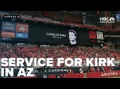 Trump and notable figures attend Arizona service honoring political activist Charlie Kirk